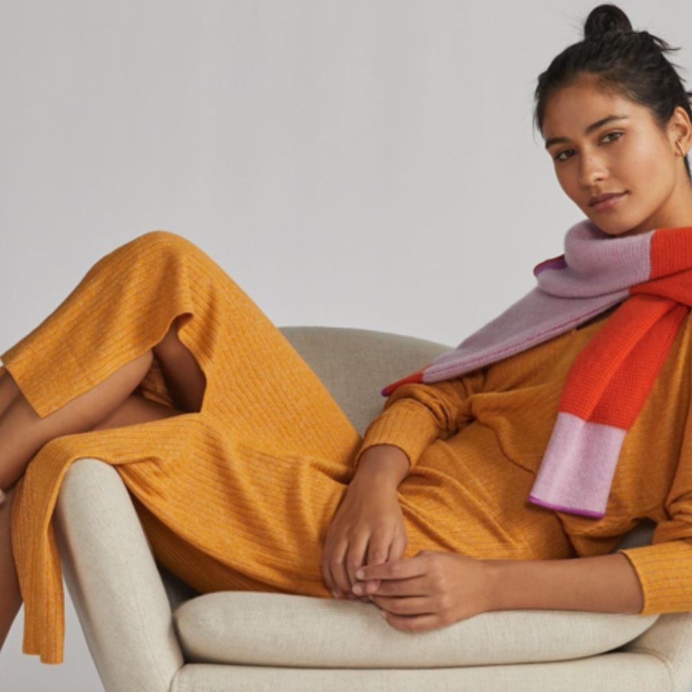 🆕  NWT - Daily Practice by Anthropologie Barre Midi Dress in Honey Ginger  - XS
